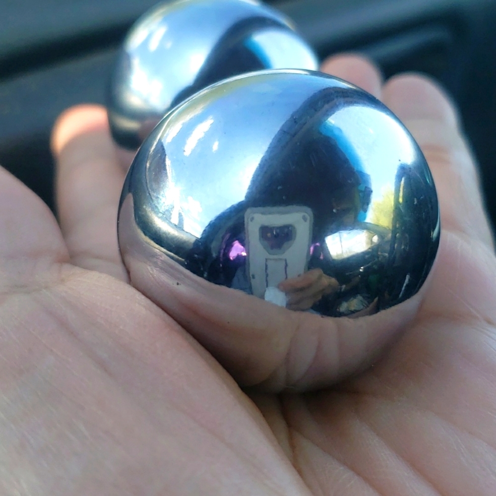 Sold CHINESE STRESS BALLS SINGING RELAXING VINTAGE - Picture 3 of 4